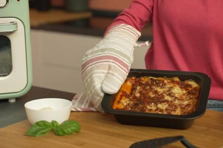 Lasagne alla bolognese in friggitrice ad aria