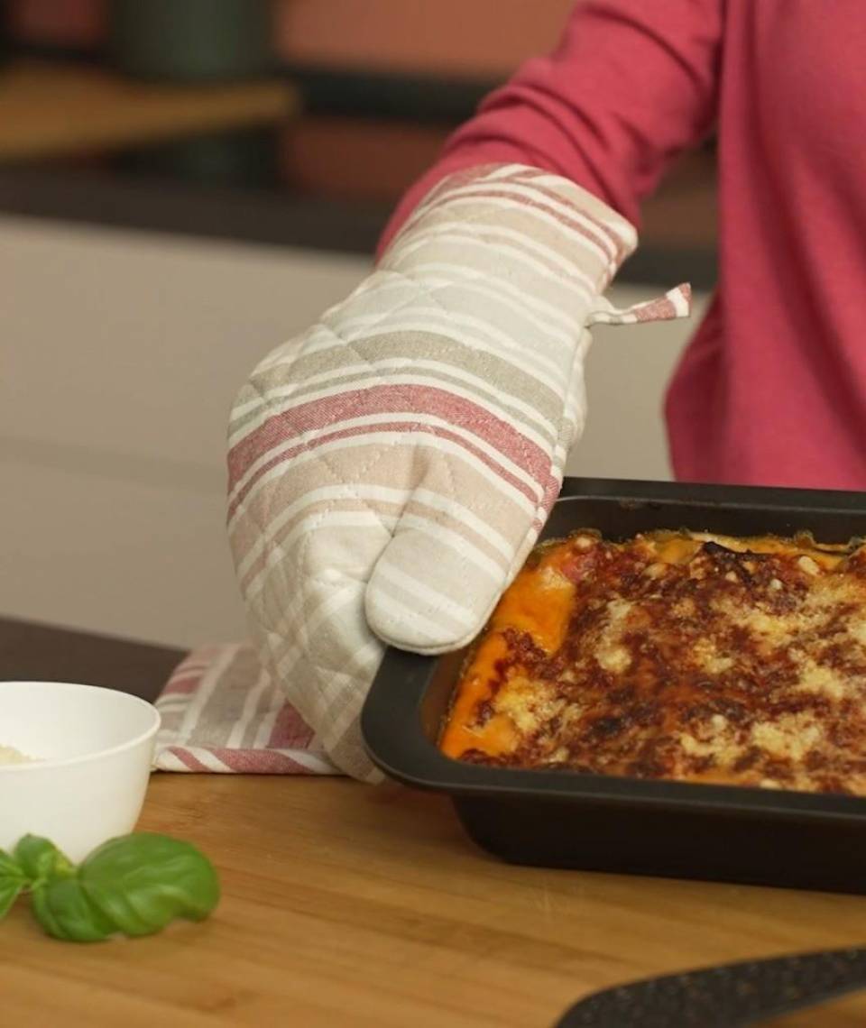 Lasagne alla bolognese in friggitrice ad aria