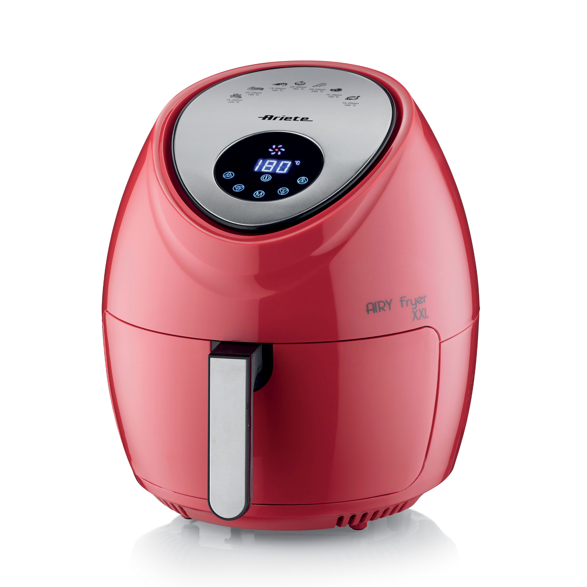 Friggitrice ad aria 7 Litri, Airy Fryer XXL, Ariete 4618 Rosso