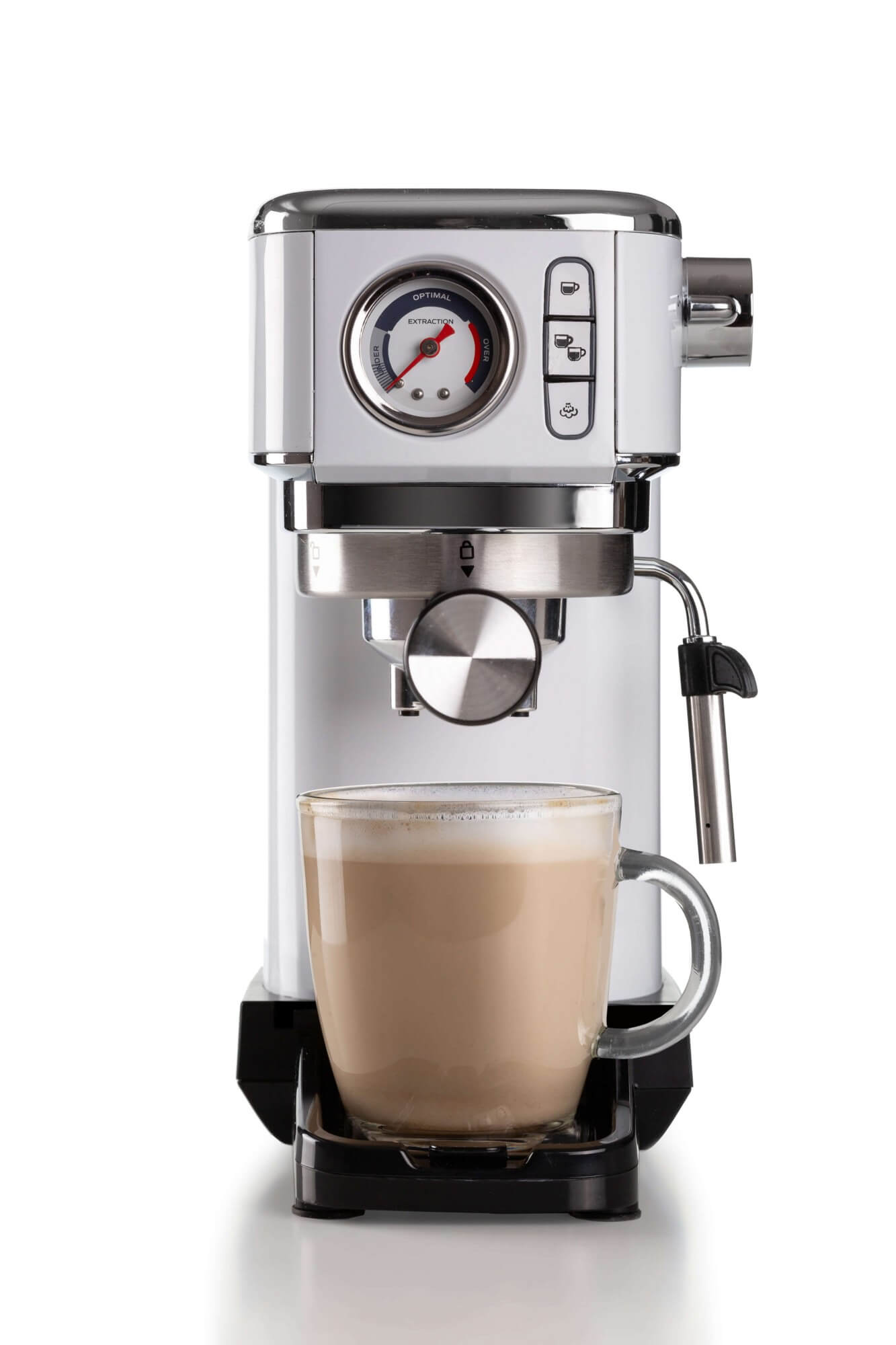 Macchina per caffè e cappuccio professionale Ariete Slim Metal 1381