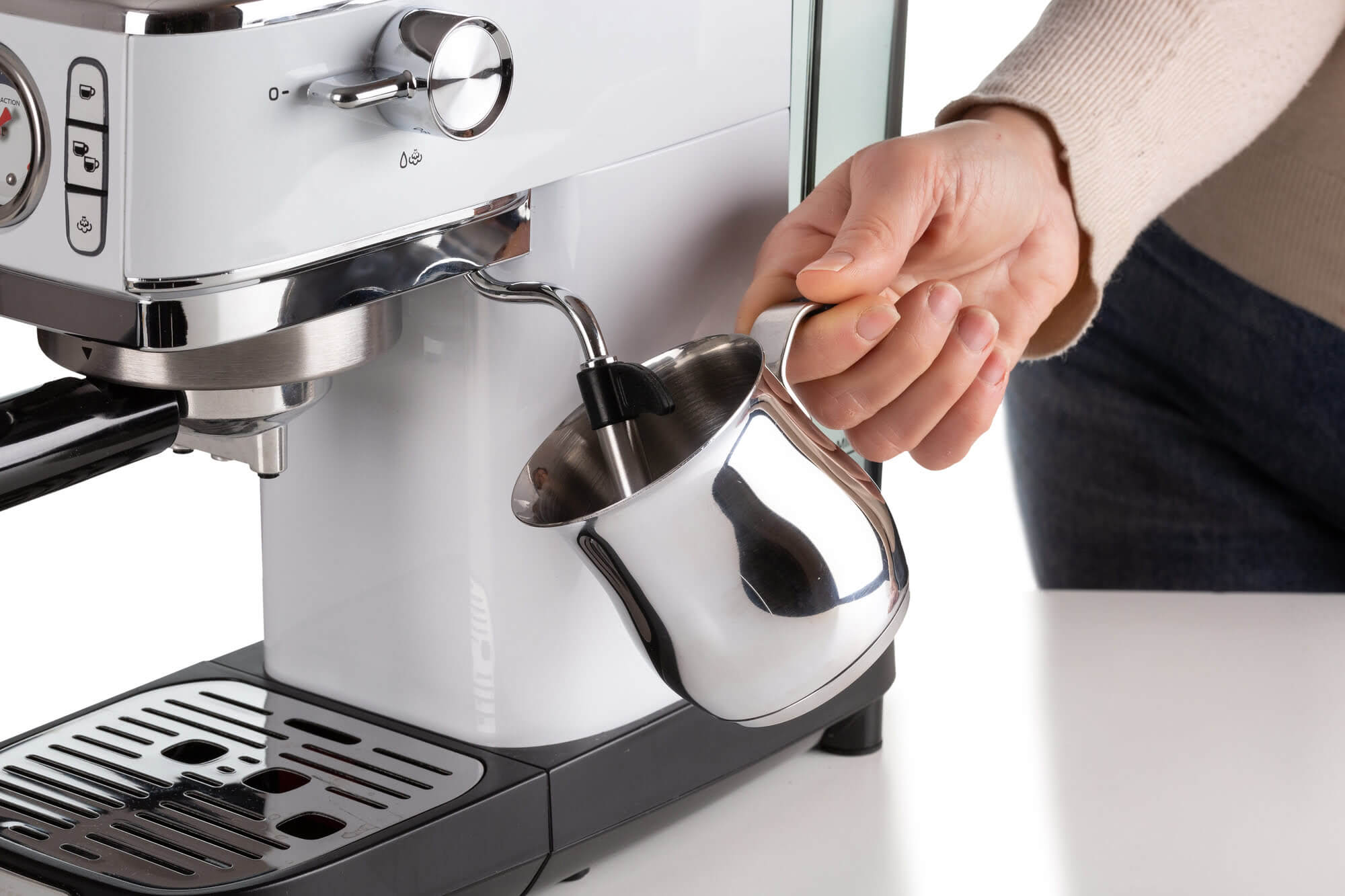 Paniate - Ariete Macchina da Caffè Metal con Manometro