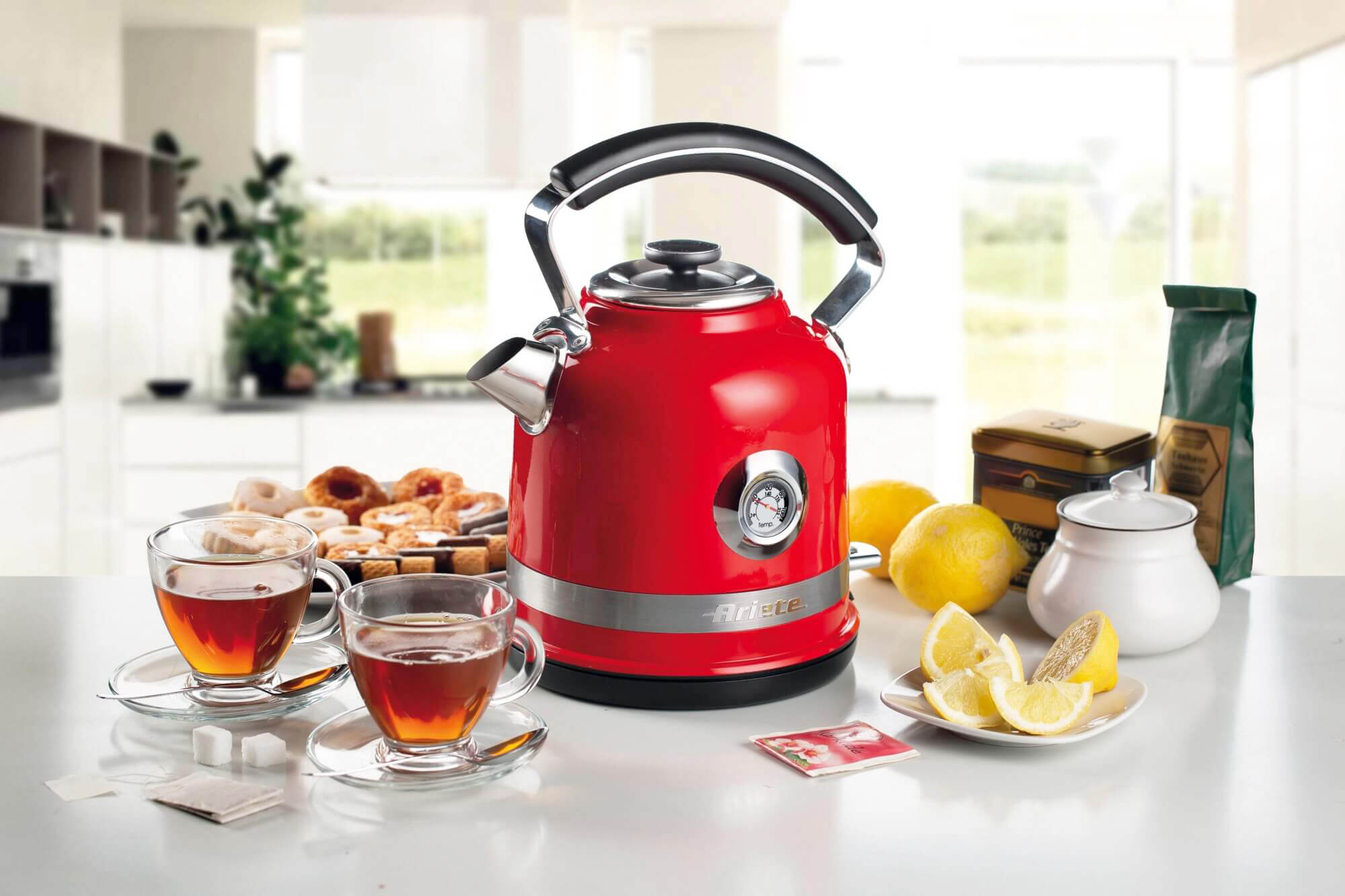 Red Electric Kettle, Modern Line