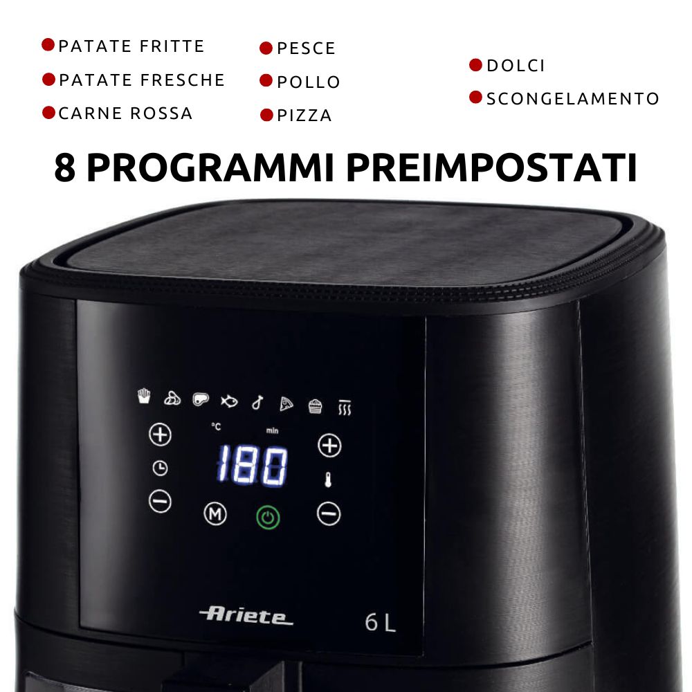 Friggitrice Ad Aria Rohnson SmartChef XL 8L Wi-Fi Con Finestra Doppia E 6 Programmi - 3