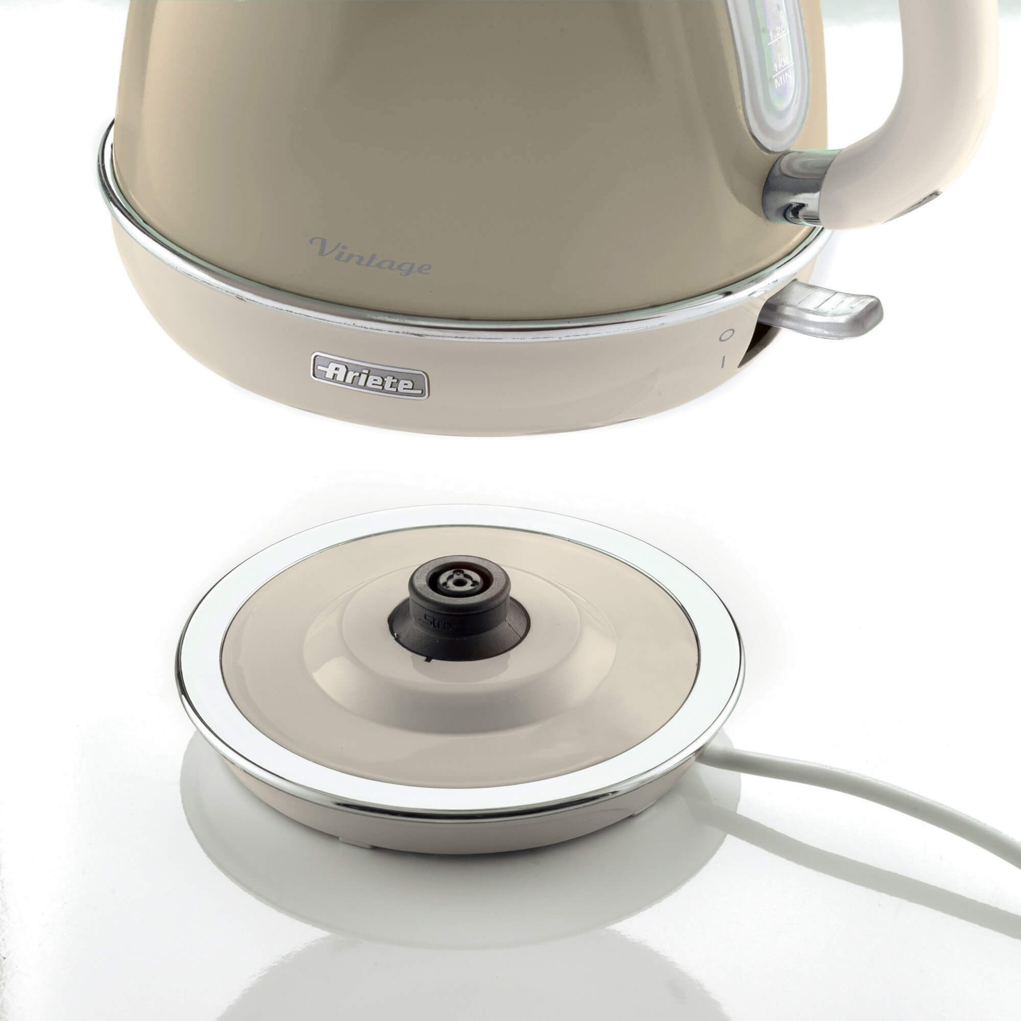 Delonghi bouilloire 1.7 l - 2000w beige