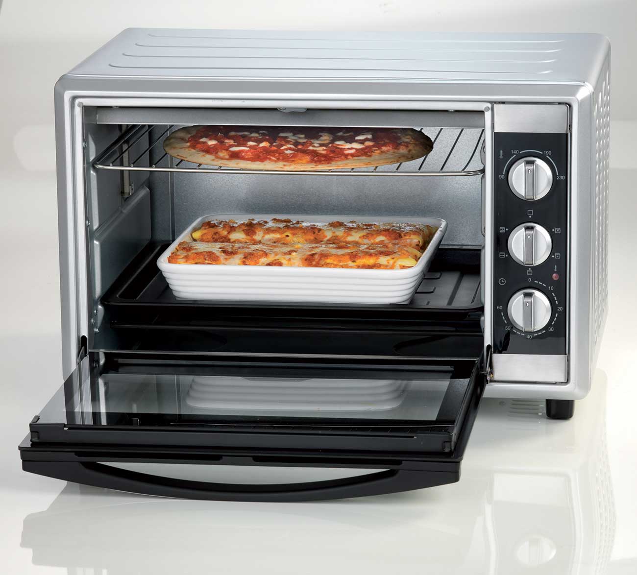 Ariete electric oven 45 liters 1800 watts - stainless steel