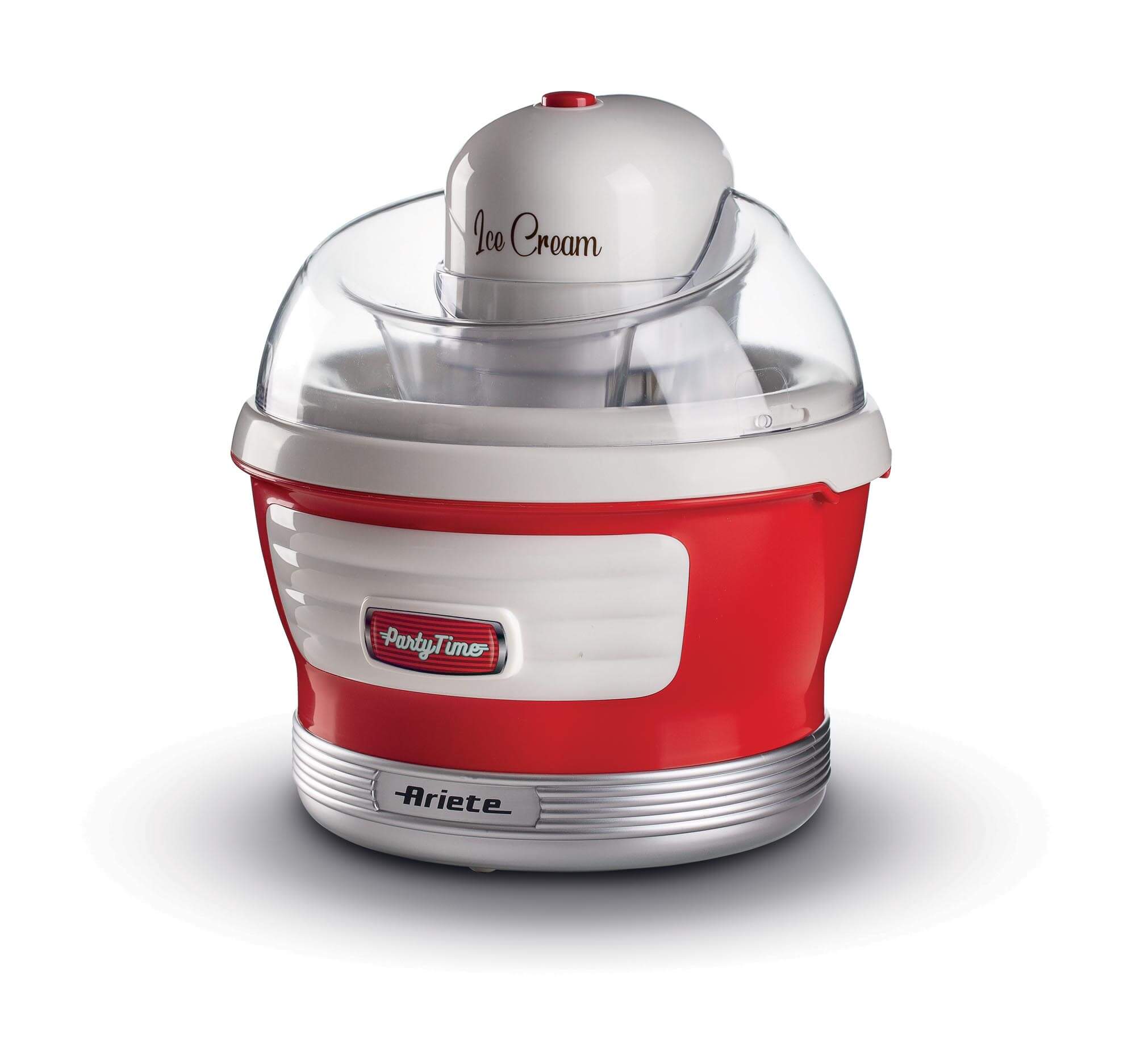 Ice Cream Maker Red, Party Time ice cream machine