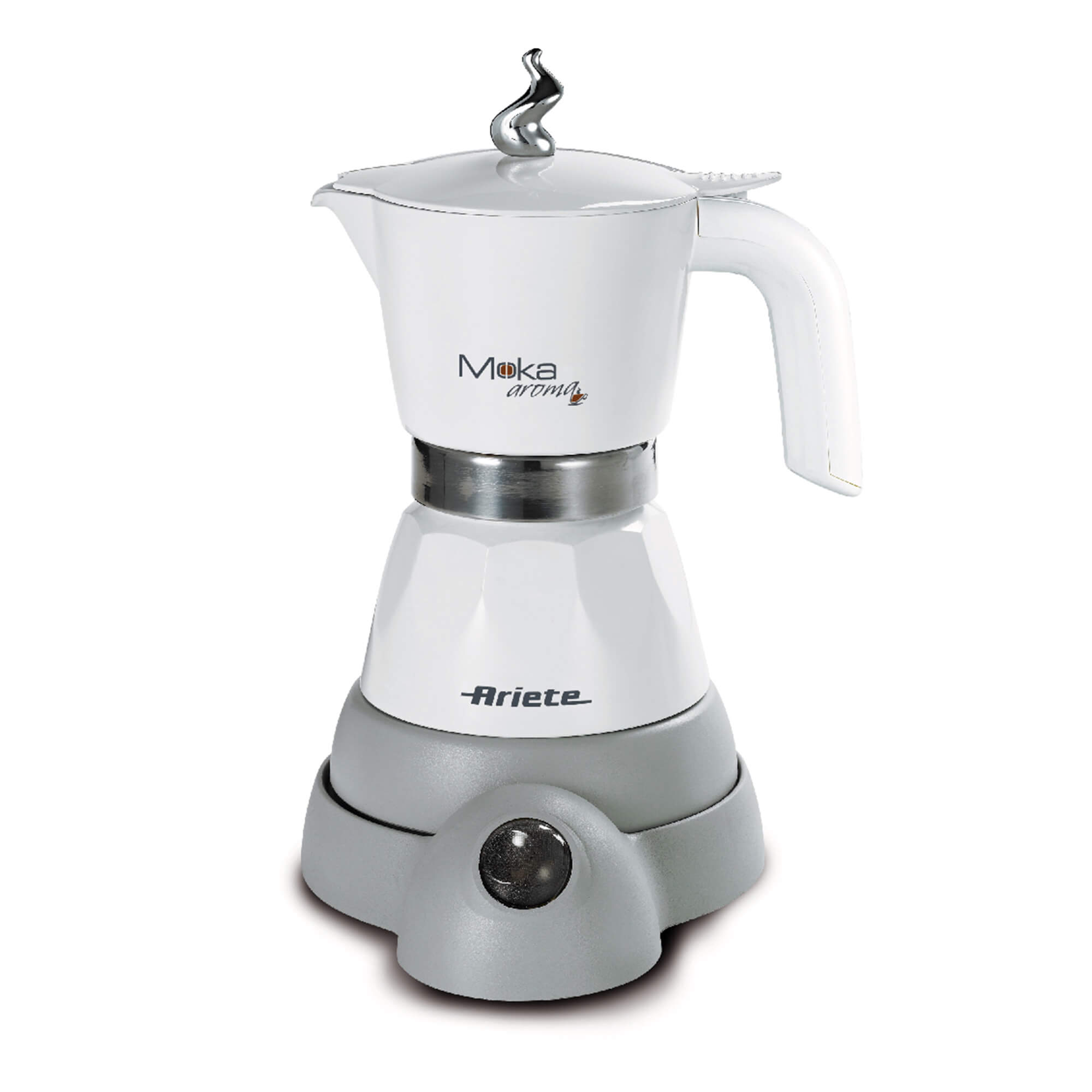 Ariete 1358 Moka Aroma - 2/4 cup electric Moka pot - Cordless base