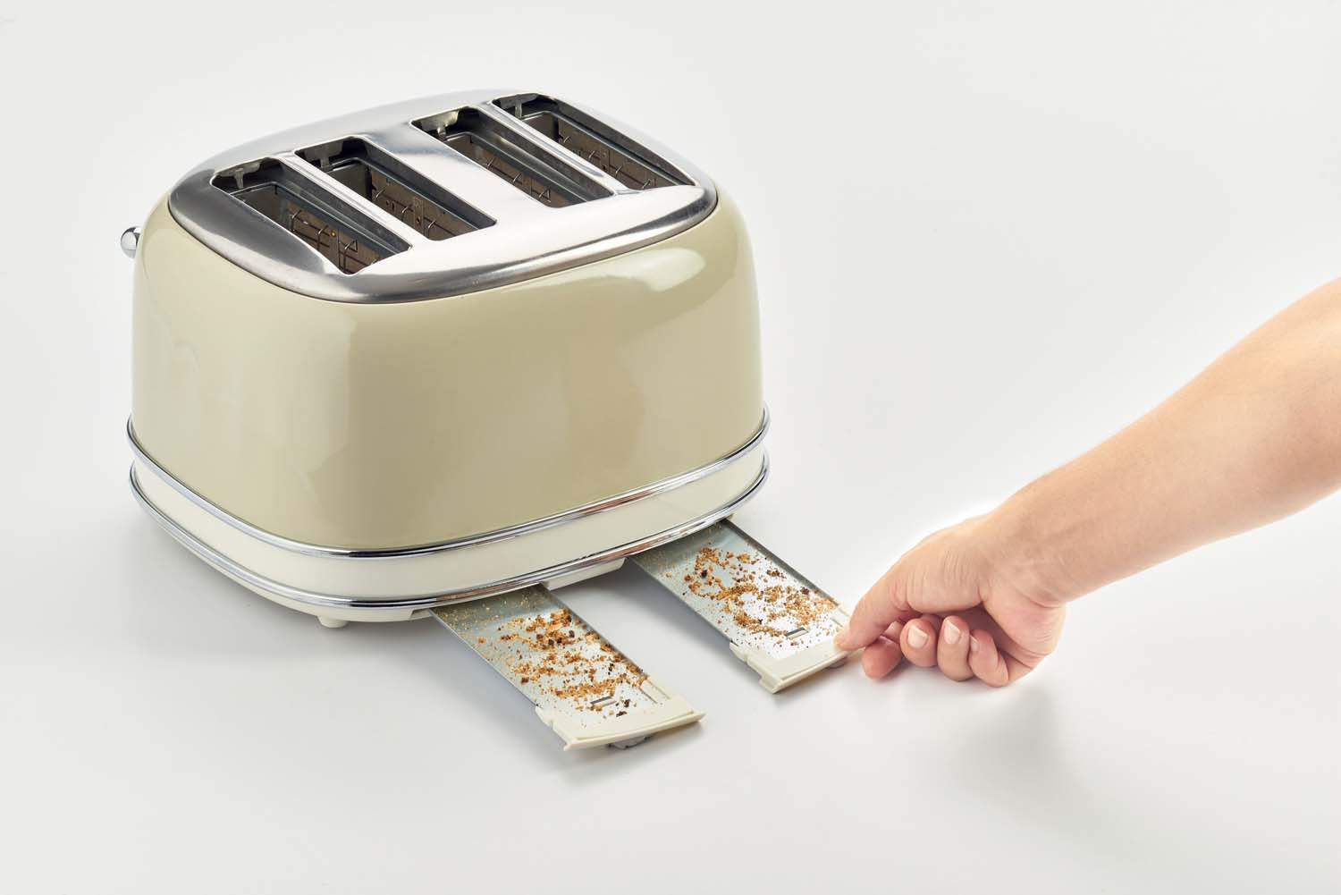 6 Toaststufen 1,7 l 2000 W 1600 W Ariete,156 Toaster im Vintage-Design für 4 Scheiben mit sichtbarem Wasserstand aus lackiertem Edelstahl /& elektrischer Design-Wasserkocher aus Edelstahl