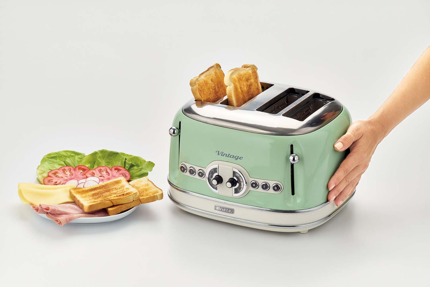 Vintage toaster 4 slice Ariete (EN)