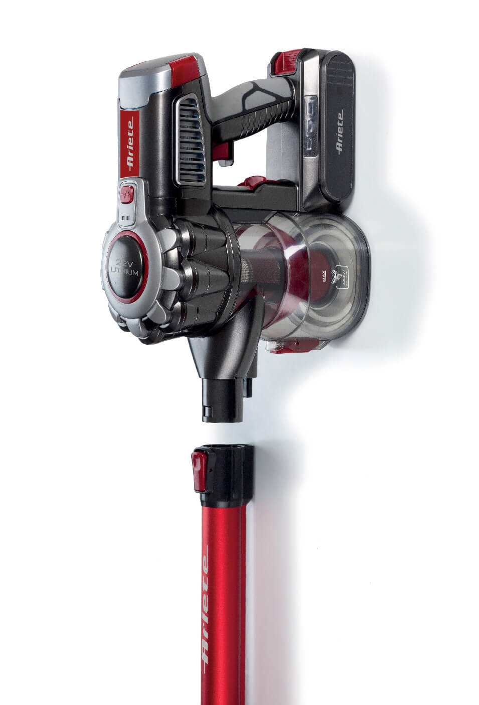 Ariete 2763 Cordless 22V - Scopa Elettrica e Aspirapolvere