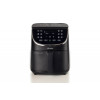 Ariete 4627 Airy Fryer 7L, Friggitrice ad aria, 1800 W, Capacità 7L, Capacità di cottura 2,8kg, 12 programmi preimpostati, Funzione Max Crisp, Temperatura fino a 200°, Cestello antiaderente con griglia, Nero