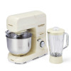 Ariete 1596 Pastamatic Gourmet 1950 - Impastatrice Planetaria con Frullatore - impasta, amalgama, monta - 2 ganci - 1 frusta - 10 velocità - Beige