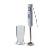 Ariete 601 Frullatore a immersione Breakfast, 700 W, 2 velocità, Lama in acciaio inox, Gamba removibile, Bicchiere trasparente, White & Aegean Teal