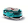 Ariete 205 Hamburger Maker Party Time, Macchina per fare hamburger, 1200 W, Doppie piastre antiaderenti, 2 scomparti, Facile da pulire, Celeste