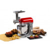 Ariete 4079 Accessorio tritacarne, insaccati e trafila pasta, Kit completo di accessori per Impastatrice Moderna di Ariete mod. 1589, Grigio