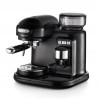 Ariete 1318 Moderna Macchina per caffè espresso con macinacaffè integrato, per caffè in grani e macinato, cappuccinatore per schiuma di latte, 1 filtro, 1080 W, 800 cc, nero