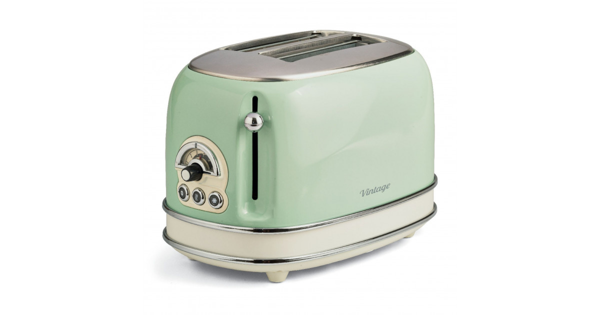 Vintage Toaster Beige 2 slice without pliers Vintage Ariete