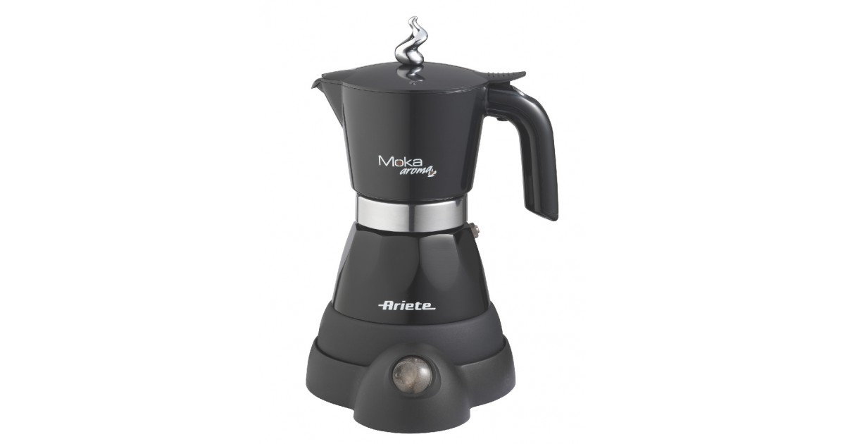 Moka Aroma Electric Black Ariete En