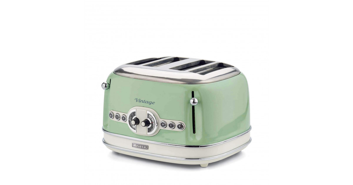 Ariete 0156 Vintage kenyérpirító 4 szeletes zöld