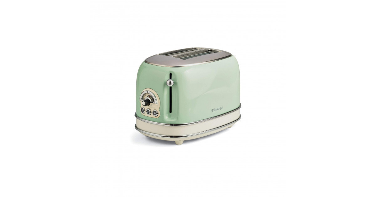 Tostapane Toaster Vintage 2 fette verde Ariete