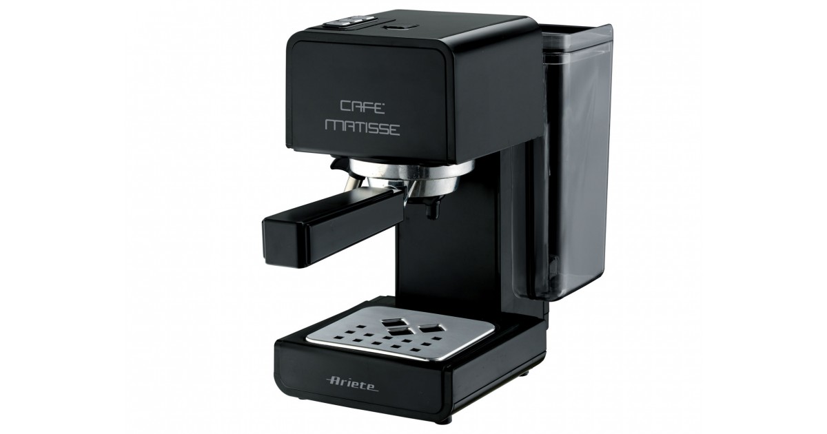 Macchina Caffe Cialde e Polvere Ariete Espresso Cappuccino Matisse Nero 1363