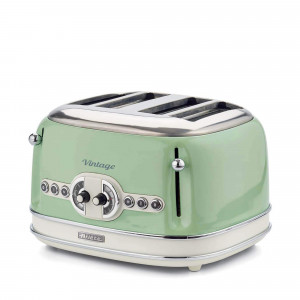 green Vintage toaster 4 slices