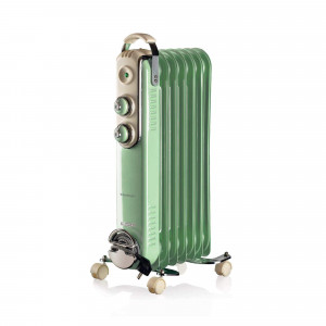 7-element oil radiator green