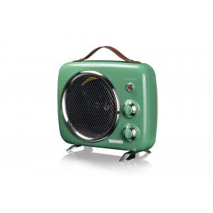 Vintage Green fan heater