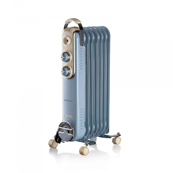 7-element oil radiator blue