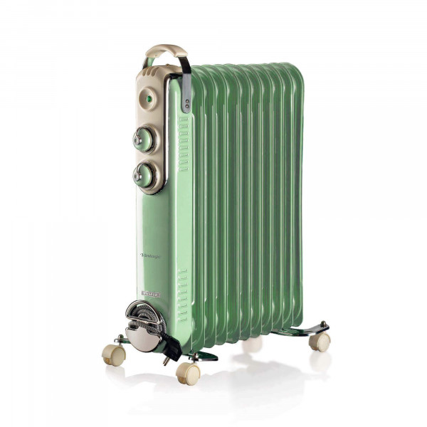 11-element oil radiator green