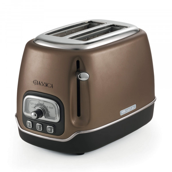 Toaster 2 slices without tongs Classica Bronze