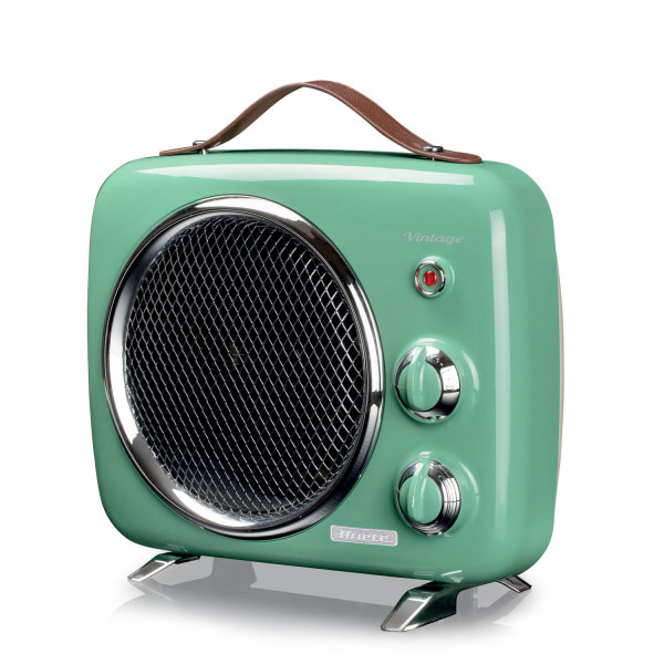 Vintage Green fan heater