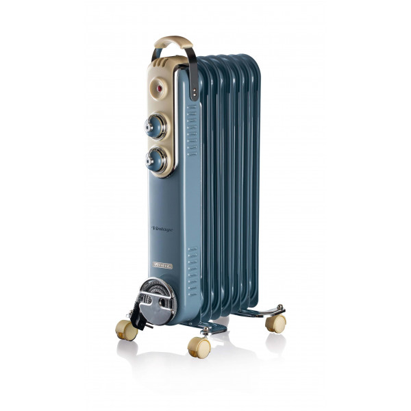 7-element oil radiator blue