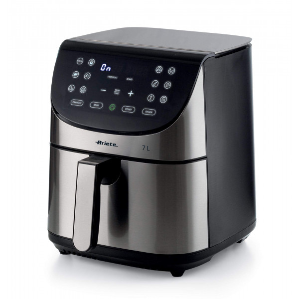 Ariete Dual Air Fryer 9L ,2100W, Stainless Steel