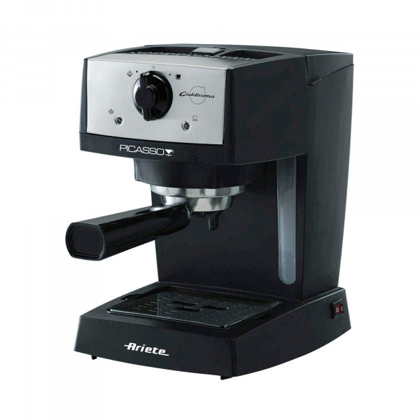 Cafetera Espresso Ariete 1380 Slim - 1300W, 15 Bares, Thermoblock, 1.1  Litros, Acero Inox, Brazo