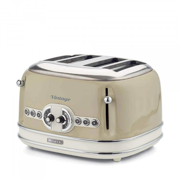 Ariete Bollitore Vintage 2868, Bollitore Elettrico con Base Cordless a  360°, Spegnimento Automatico, Capacità 1 L, Acciaio Inossidabile, 1600W,  Beige : : Casa e cucina