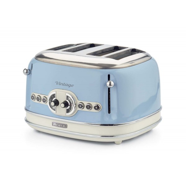 Toaster Vintage 4 fette celeste