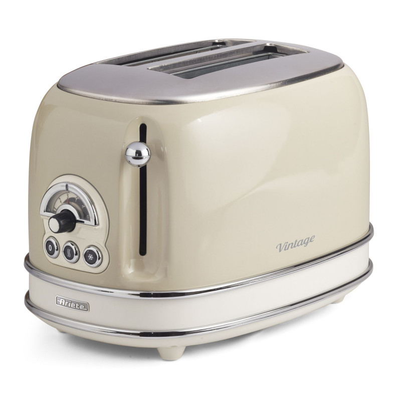 Vintage toaster 2 slice beige