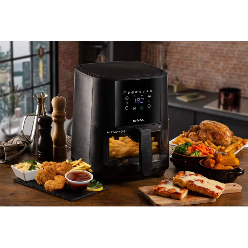 Contenitore Ciotola Per Friggitrice Ad Ariete Airy 6L Modello 4626 - Con Manico E Finestra - Foto 12