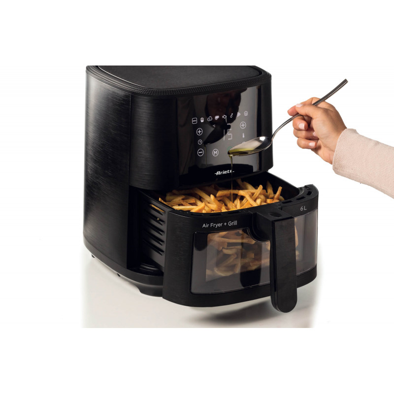 Contenitore Ciotola Per Friggitrice Ad Ariete Airy 6L Modello 4626 - Con Manico E Finestra - Foto 14