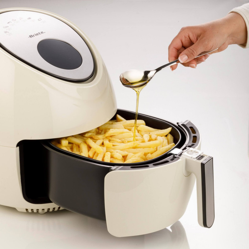 Just Perfecto Friggitrice Ad Aria XXL 8L 2 Compartimenti - 1700W 8-in-1 Con Touch LCD - Doppio Cestello