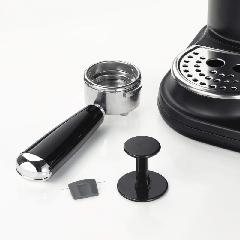 Espresso coffee machine with integrated coffee grinder Ariete