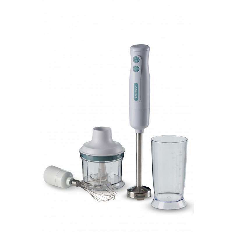 Frullatore a immersione con tritatutto 3in1 Breakfast White & Aegean Teal