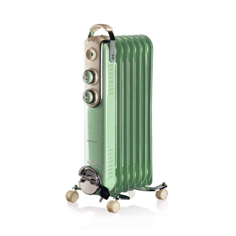 Radiatore a olio 7 elementi Verde