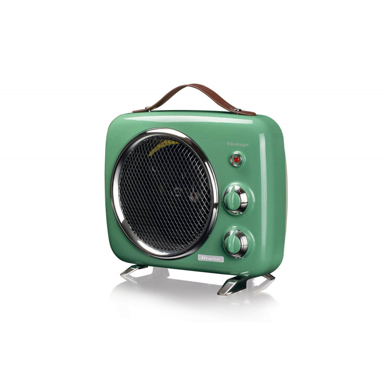 Vintage Green fan heater