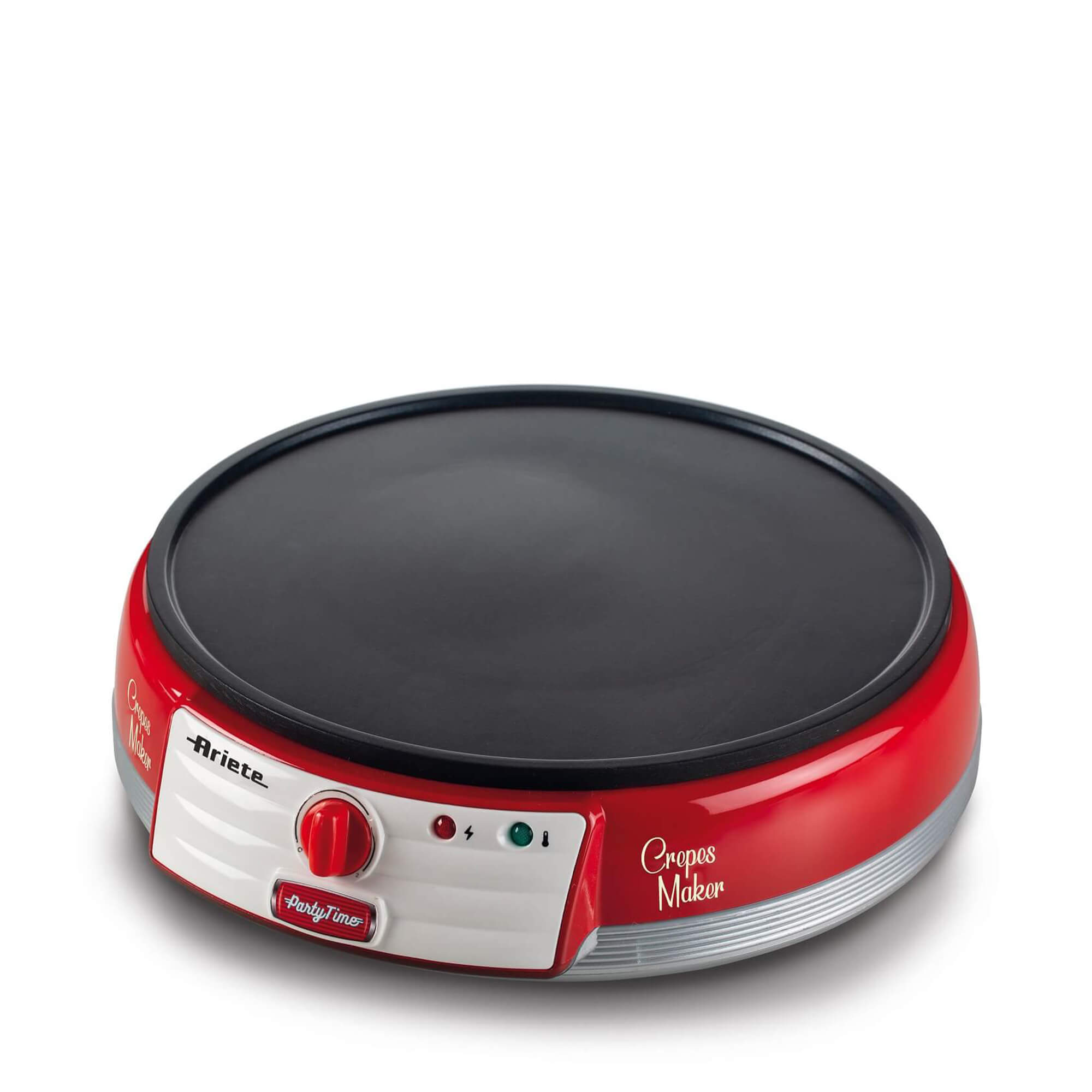 Piastra elettrica per crepes, Crepes Maker Party Time, Ariete 202 Rosso