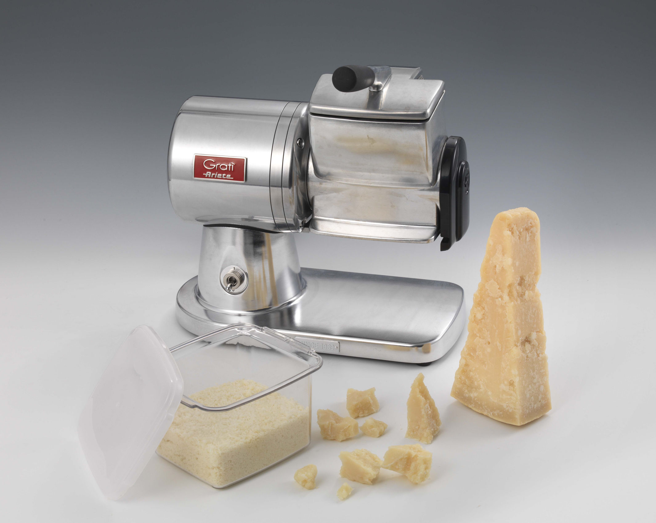 Ariete Grattugia Elettrica formaggio Professionale con rullo Potenza 120  Watt - 445 Gratì Professional Orange