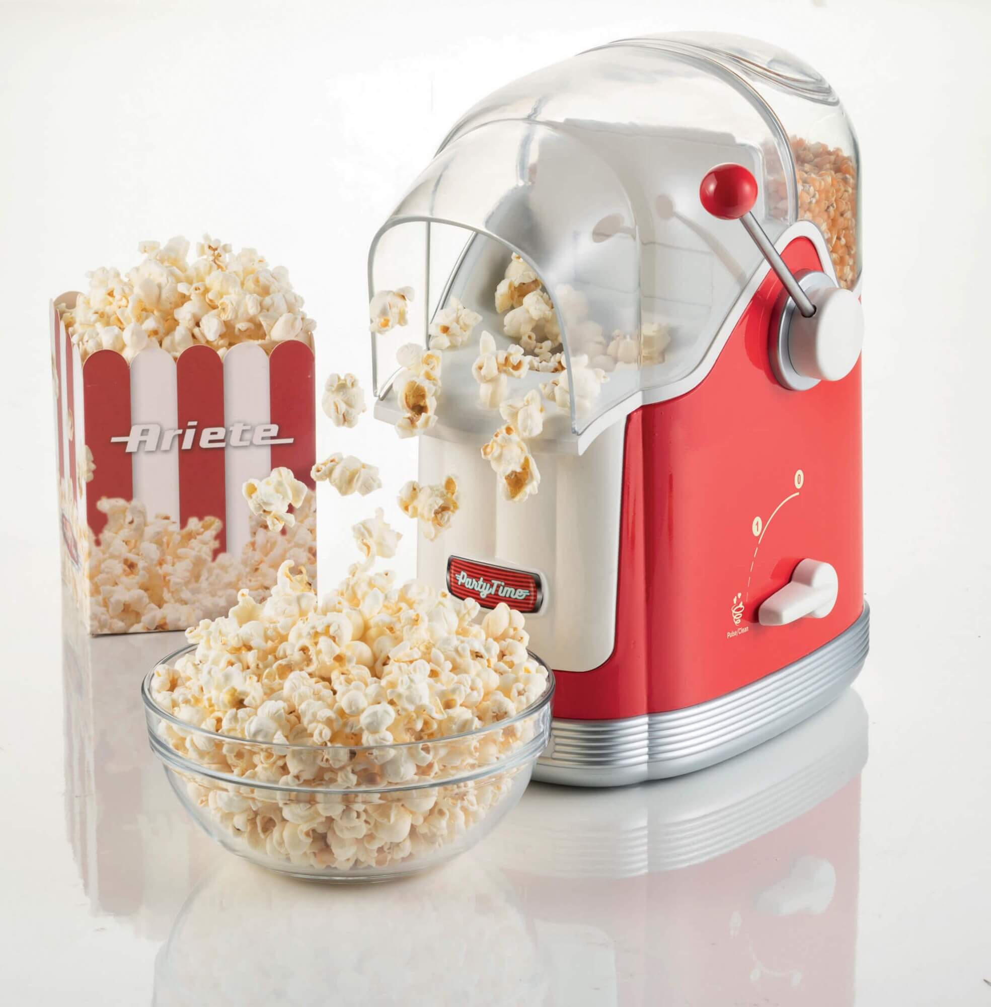 Ariete Macchina per Popcorn Party Time con Vaschetta Azzurra