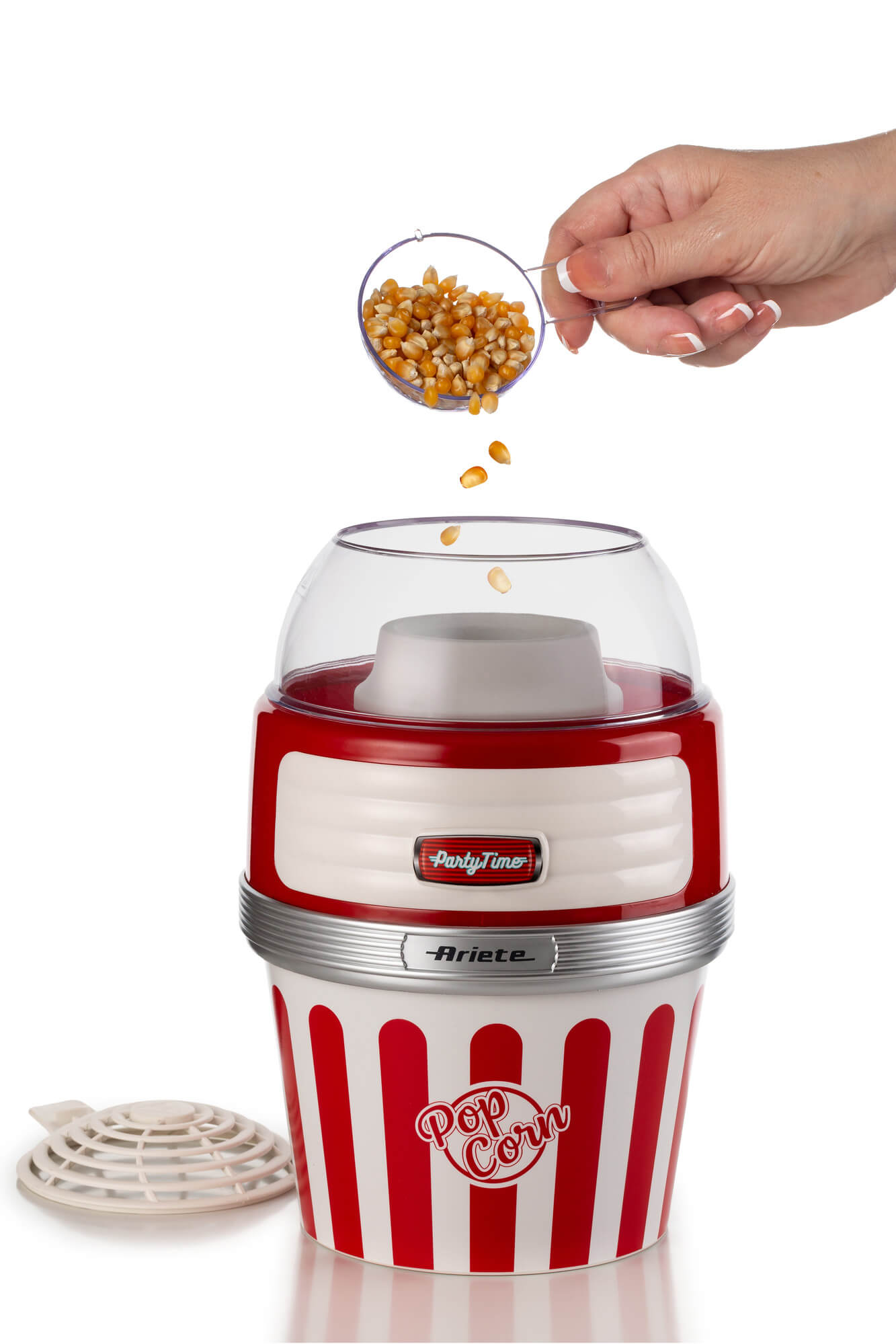 1100 W Ariete Popcorn XL Macchina per Pop Corn Rosso 