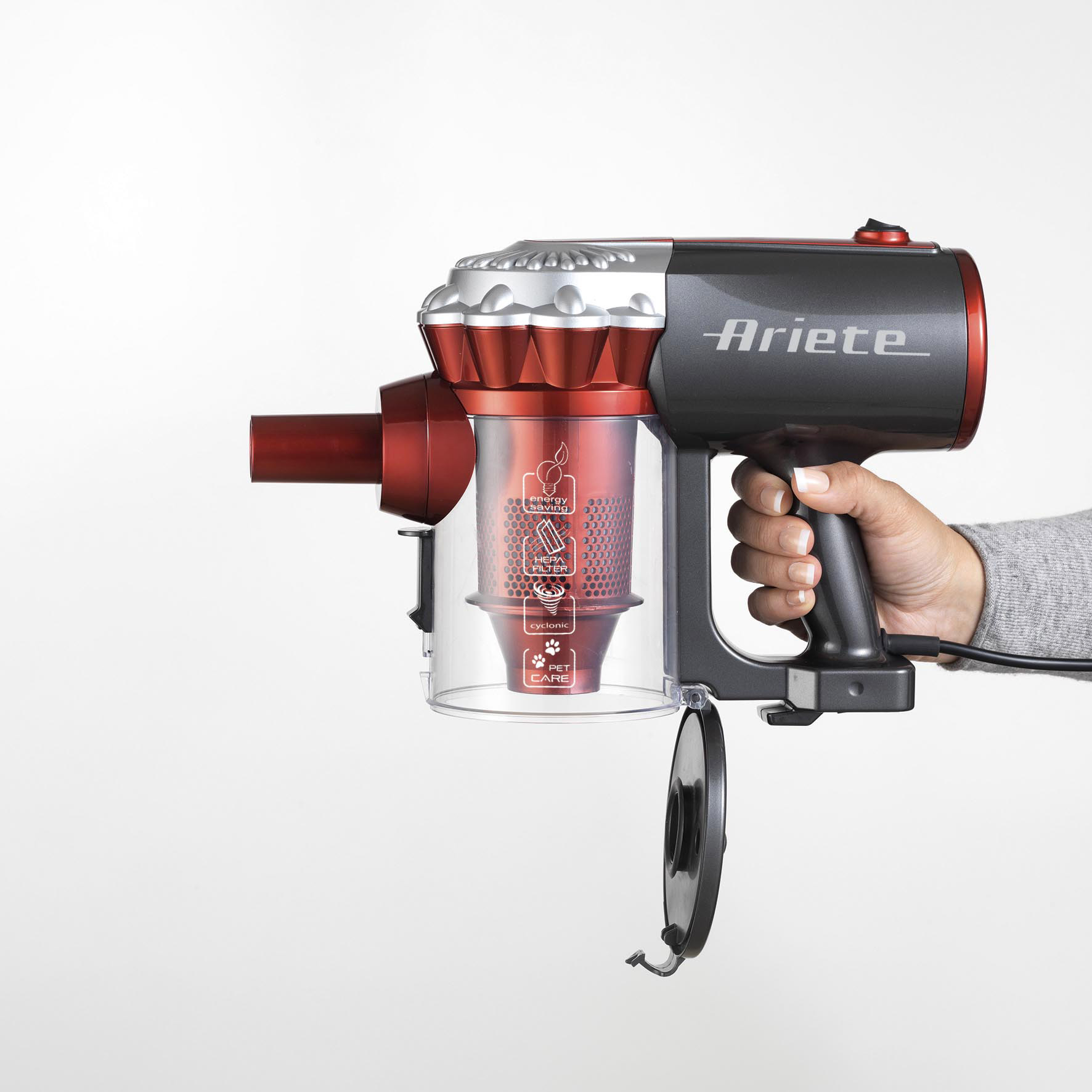 Bagless vacuum cleaner and handheld vacuum cleaner | Handy Force - Ariete  (EN)